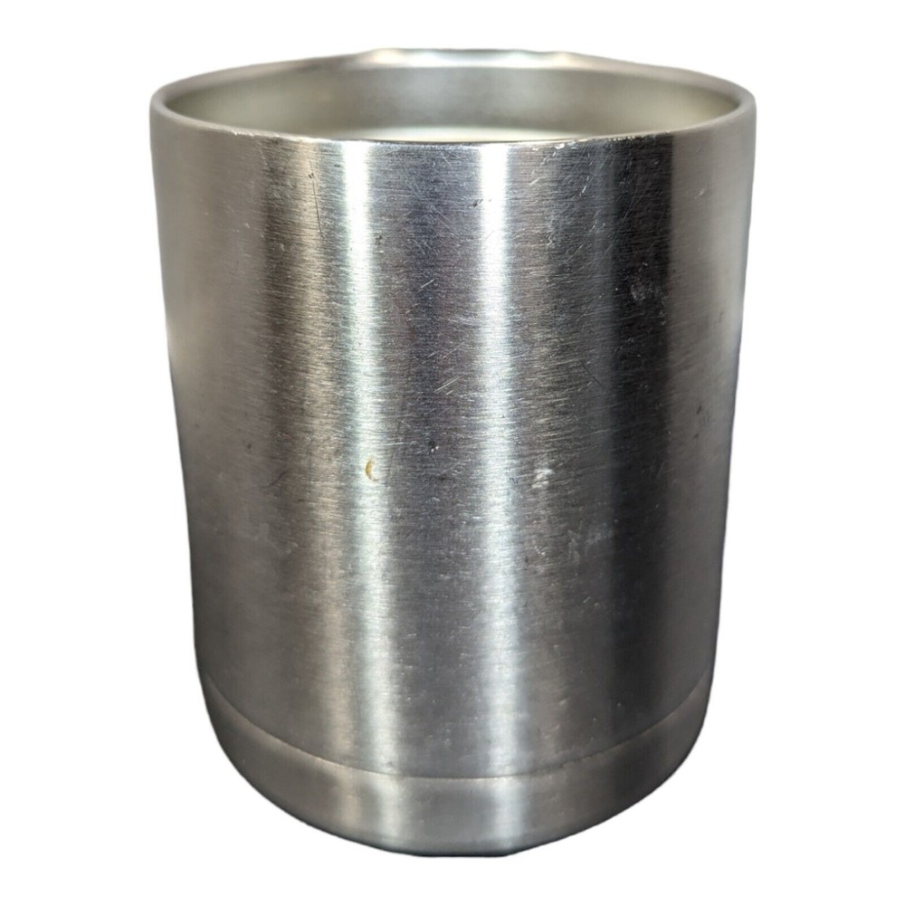 YETI Rambler Lowball 10 oz Silver Stainless Cup Mug No Lid - Picture 3 of 8